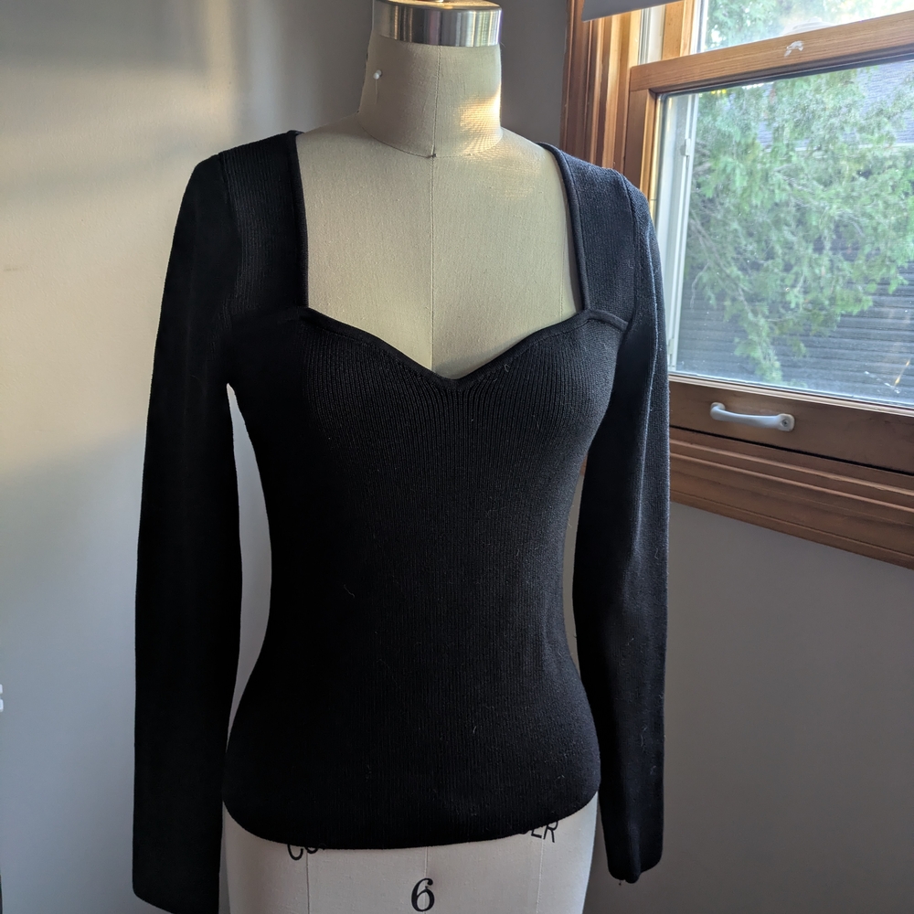 Express Classic Black Knit Sweater